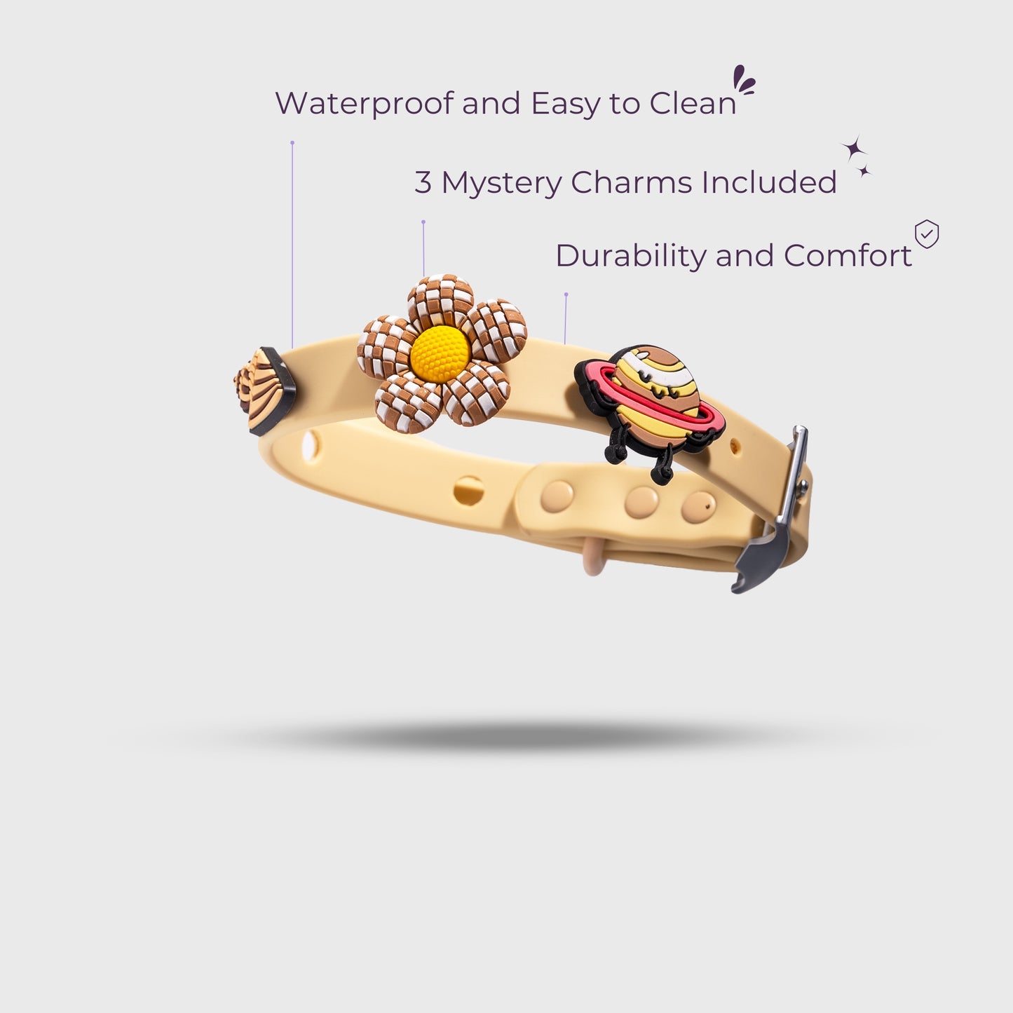 Customizable Dog Collar with 3 Mystery Charms