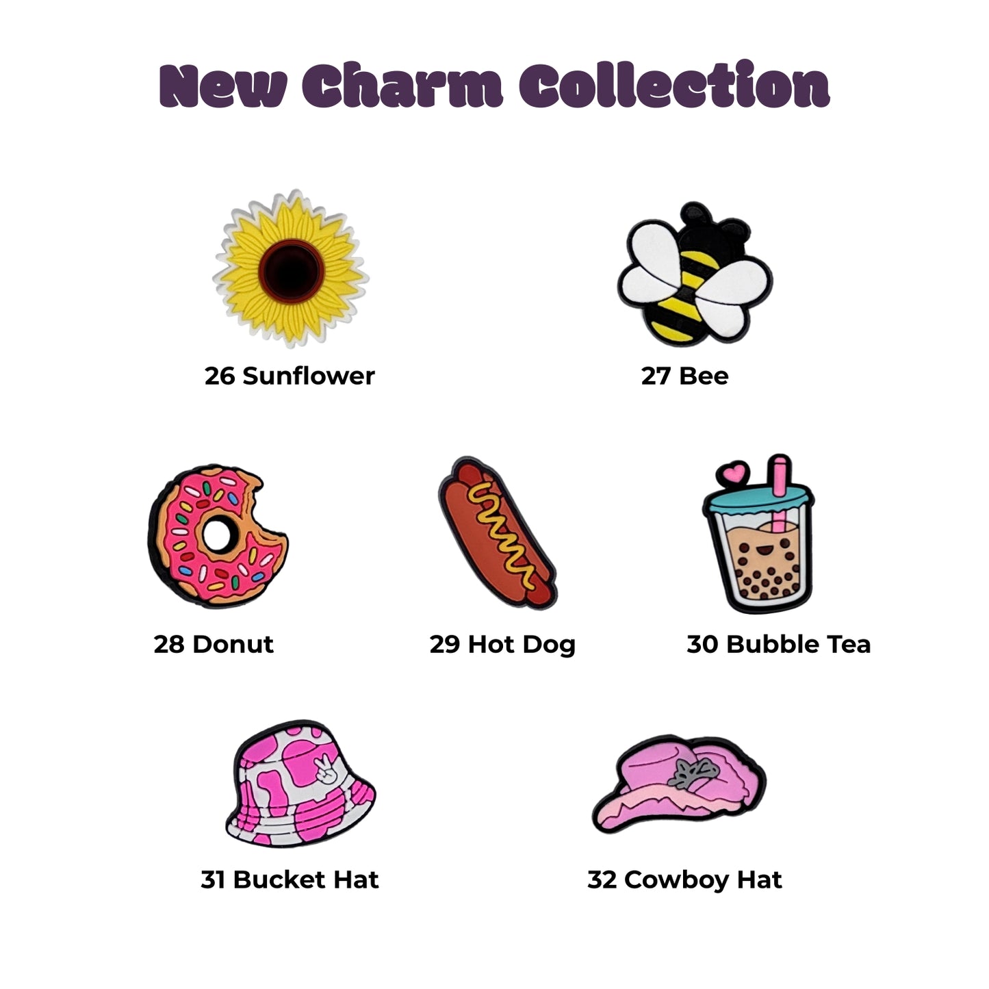 3 Custom Charms Set