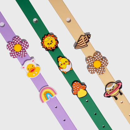 Customizable Dog Collar With 3 Charms